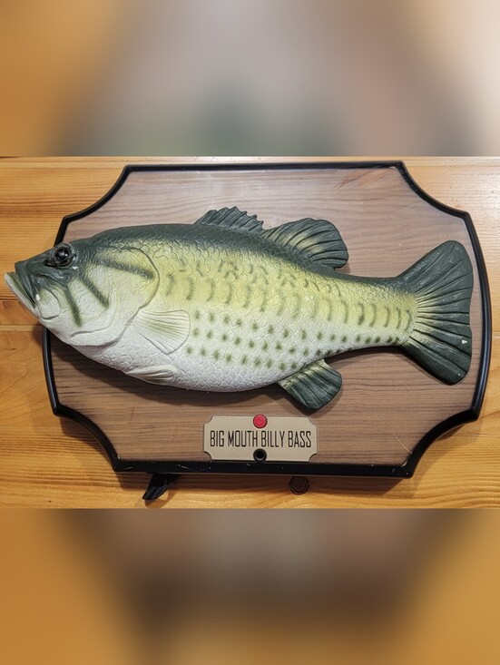 Big Mouth Billy Bass Other - Two--1999 Big Mouth Billy BASS Wall-Mounted Singing